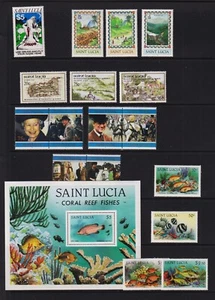 Santa Lucía - 5 juegos, 1 hoja de recuerdo - Como nuevo, NH, gato. $35,10 - Imagen 1 de 1