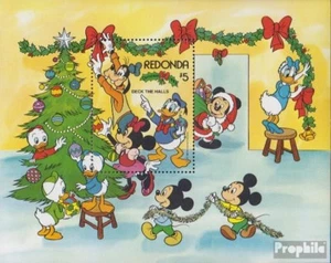 Redonda block22 mint/MNH 1983 Walt-Disney-Figures - Picture 1 of 1