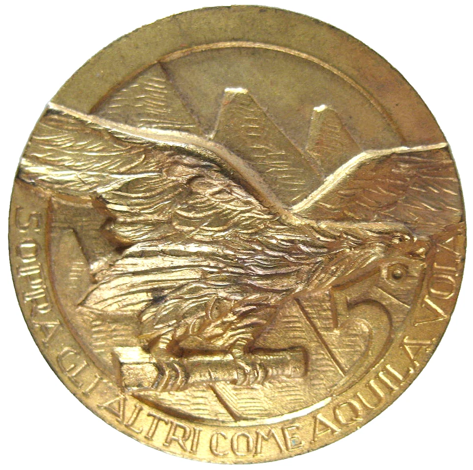 DISTINTIVI ALPINI 5° Rgt Art. Montagna BRIGATA OROBICA 1960 SMALTI ALPINE BADGES - Immagine 1 di 1