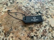 100% AUTHENTIC CLERC WATCH BLACK LEATHER TAG (ONLY)