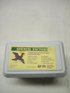 Creative Plastic Stencil Factory Set of 72 Cards Highlights for Children Vintage - Picture 1 of 3