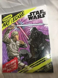 Star Wars Crayola Art with Edge Book 28 Coloring Pages Unused with Poster - Picture 1 of 14