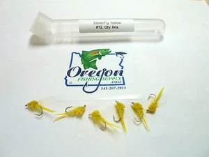 StoneFly Yellow Nymph #12, FREE shipping on All Additional items, (6 each) - Picture 1 of 5