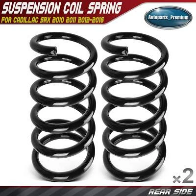 Juego 2 muelles helicoidales laterales traseros para Cadillac SRX 2010 2011 2012 2013 2014 2015 2016 Foto 1 de 4