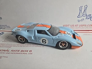 Jouef Evolution 1/18 Scale Model Car 3008 - Ford GT40 #6 - Blue, READ - Picture 1 of 24