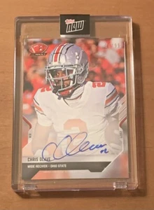 2021 TOPPS NOW BOWMAN NEXT FOOTBALL #1A CHRIS OLAVE- AUTOGRAPH # 6/99 - Picture 1 of 2