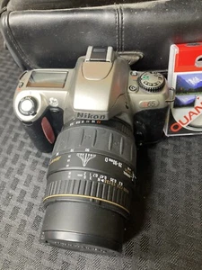 Nikon N65 Camera With Quantaray 28-90 1:3.5-5.6 Macro Lens,bag,additional Flash - Picture 1 of 9