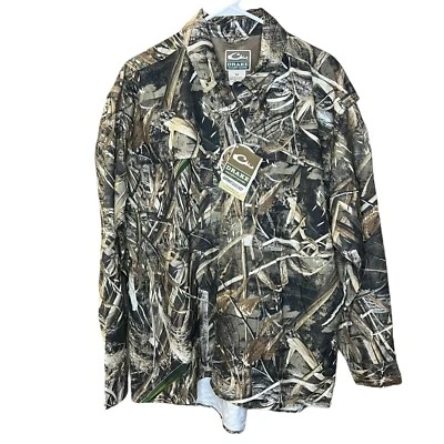 Drake Waterfowl DW2610-015-2 Ls Vented Shirt Max5 Camo Medium - Image 1 of 4