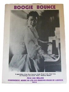 Partitura musical antigua original de ritmo boogie rebote de Broadway - 1944 - Imagen 1 de 1