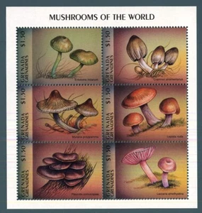 GRENADA - ISOLE GRENADINE - BF - 1991 - Flora. Funghi MNH** - Imagen 1 de 1