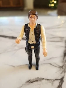 Vintage Star Wars Han Solo small head Action Figure 1977 Hong Kong - Picture 1 of 10