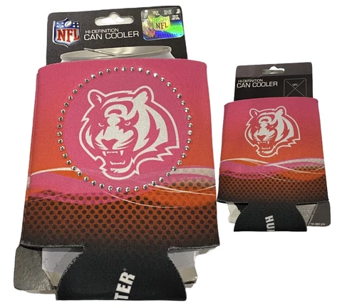 Cincinnati Bengals Rhinestone Bling Hi Def Can Holder Cooler Cover