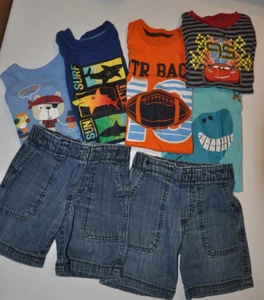 Boys Shirts (5) and Shorts (2), 3T Lot of 7 items - Picture 1 of 17