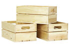 Holzkiste 3er 5er Set verschiedene Farben und Stoffeinlagen - Kiste Stiege
