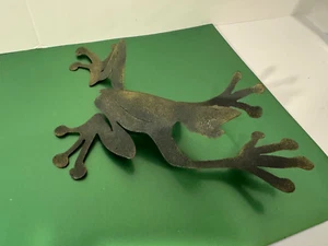 Frosch aus Metall Hergestellt in Mexiko 11"x8" - Bild 1 von 12