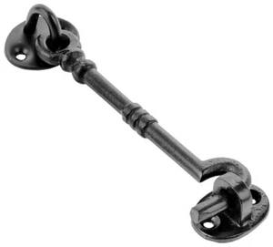 24 x Kabinenhaken und Ösen Sets Silent Barrel Style schwarz 150 mm (6 Zoll) | Onesto - Bild 1 von 1