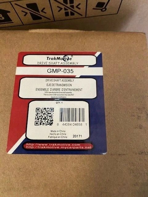 Conjunto de eje de transmisión delantero SurTrack GMP-035 (NUEVO) Foto 1 de 1