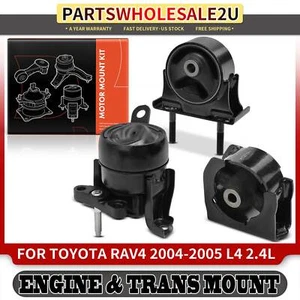 3x Engine Motor Mount for Toyota RAV4 2004 2005 L4 2.4L Automatic Transmission - Picture 1 of 9