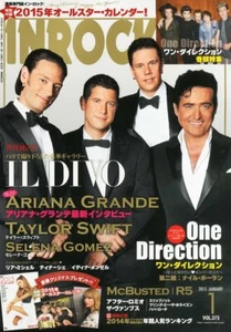 Used INROCK Cover IL DIVO 2015 January Music Magazine Book from Japan - Picture 1 of 1