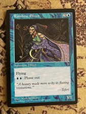 MTG MAGIC PLAYED Rainbow Efreet Vision SCUFFING SCRATCHING ~~~~.READ DESCRIP<~~~