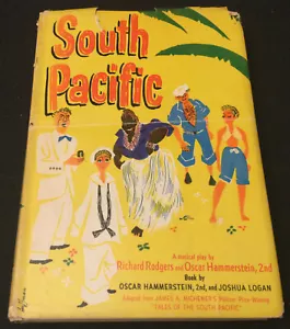 South Pacific a Musical Play by Rodgers & Hammerstein Hardcover by Joshua Logan - Picture 1 of 8