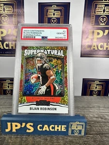 2023 Panini Contenders Supernatural BIJAN ROBINSON #2 ATLANTA FALCONS PSA 10 GM - Picture 1 of 1