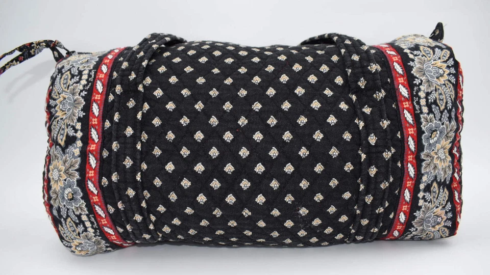 Vera Bradley Medium Duffel Bag in "Classic Black" Pattern - Image 1 of 4