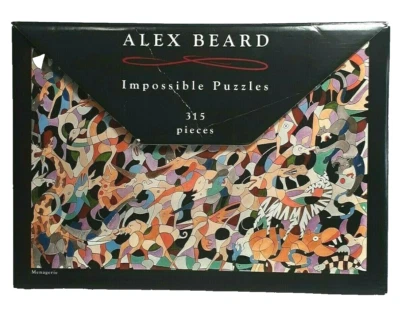 Alex Beard Impossible Puzzles 315 Piece Jigsaw Puzzle Menagerie 2008 25 X17 1/2  - Image 1 of 4