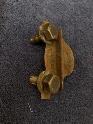 81 - 87 Classic Saab 900 Rear Brake Caliper Mounting Bolt Set W/ Metal Plate - Image 1 of 2