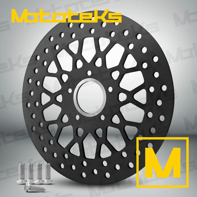 ROTOR DELANTERO HARLEY NEGRO 11.5 CON PERNOS MODELOS HARLEY DAVIDSON ACERO INOXIDABLE Foto 1 de 1