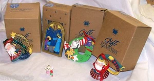 Avon Ornaments W/Original Boxes 5 Porcelain, Resin Christmas Tree Decorations - Picture 1 of 1
