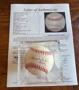 Derek Jeter signiert offizieller AL Ball Budig Aufschrift ROY 96 1628/1996 JSA COA LOA - Bild 1 von 9