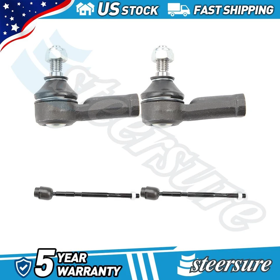 Inner Outer Steering Tie Rod End for 1975-1984 Volvo 242 - Image 1 of 4