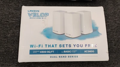 Linksys Velop AC3900 Wireless System - 3 Pieces - Open Box New - M4 - Image 1 of 3
