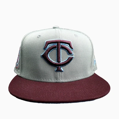Minnesota Twins Hat Club Exclusive Fitted 7 3/4 Gray Red Icy Blue 50 Seasons 🔥 - Image 1 of 4