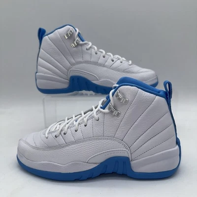 Nike Kid's Size 7 Air Jordan 12 Retro GS (153265 112) Sneaker Trainer White - Image 1 of 4