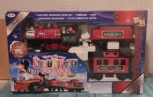 🔥Eztec Nordpol Express Weihnachtszug Set 22 Teile spielt Musik🔥 - Bild 1 von 12