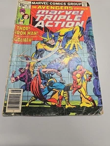Marvel Triple Action #43 1978 sehr guter/sehr guter Zustand 5.0 Avengers Cover & Auftritt Goliath App - Bild 1 von 2