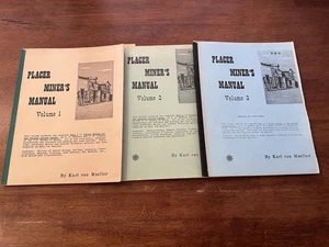Placer Miner’s Manual 3 Volumes PB 1971 Karl Von Mueller - Bild 1 von 12