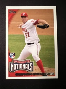 2010 Topps Stephen Strasburg (Arm Back) #661 Rookie RC - Picture 1 of 2