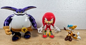 3 Stück Sonic The Hedgehog Big The Cat 6" Actionfiguren Jakks 2022 Sonic Tails - Bild 1 von 7