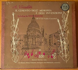 REINHOLD BARCHET Vivaldi Il Cimento dell Armonia VOX 1955 BOX SET 3LPs  RARE NM- - Picture 1 of 4