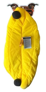 Party Hund BANANA Hundekostüm Halloween Katze Haustier lustig gelb MEDIUM/LARGE NEU - Bild 1 von 7