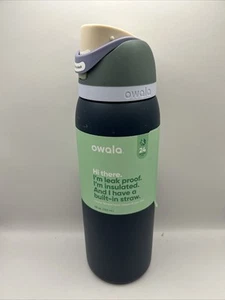 Owala 40oz FreeSip Stainless Steel Water Bottle - Navy Nights Leakproof Big Jug - Picture 1 of 6