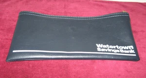 Werbung Watertown Sparkasse Reißverschluss oben Banktasche C - Bild 1 von 3