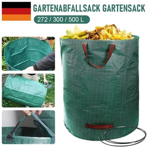 4 Griffe Gartensack Gartenabfallsack Laubsack Gartentasche Rasensack Abfallsack - Bild 1 von 15