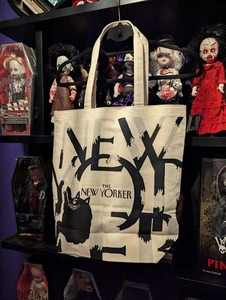 The New Yorker Magazine Edward Steed Monster Limited Edition Tote Bag - Picture 1 of 3