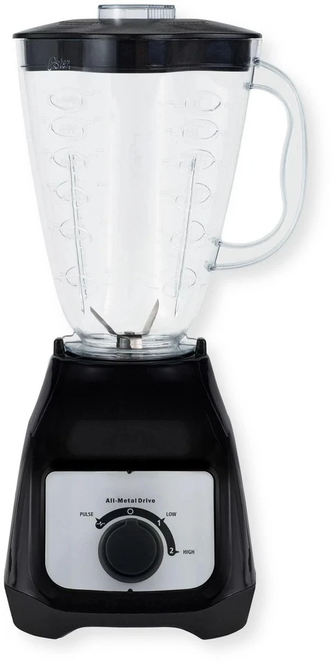 Oster 700W Blender 3-Speed 6-Cup Plastic Jar Black Model 2195809 Dishwasher
