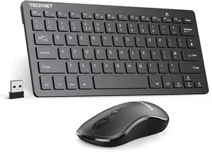 Mini Wireless Keyboard and Mouse Set, 2.4G Cordless USB TK-KM001 - Picture 1 of 7