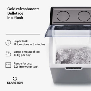 Small Ice Maker Machine 3.2L Counter Top Ice Machine Countertop Ice Cube Machine - Picture 1 of 5
